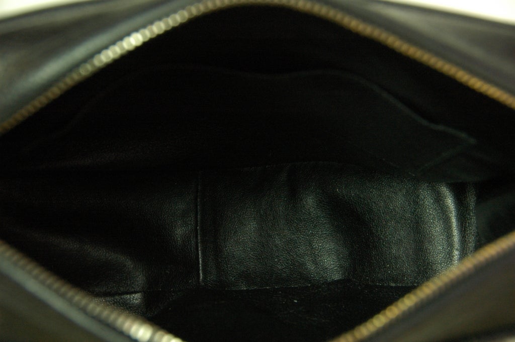 CHANEL Black Caviar Leather Vintage Camera Bag 3