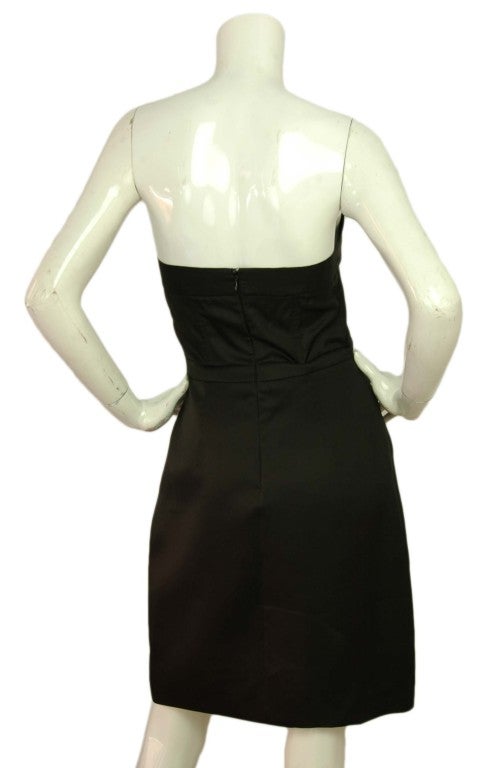 EMILIO PUCCI Schwarzes trägerloses Kleid Damen