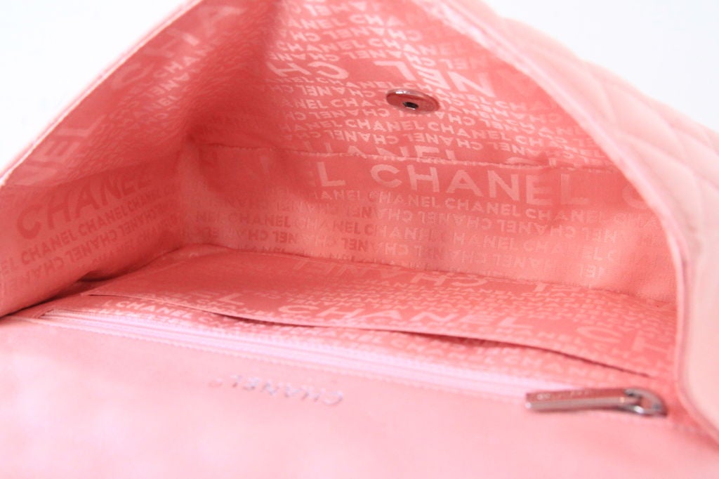 Chanel Valentine Heart Chain Pink Quilted Leather 10