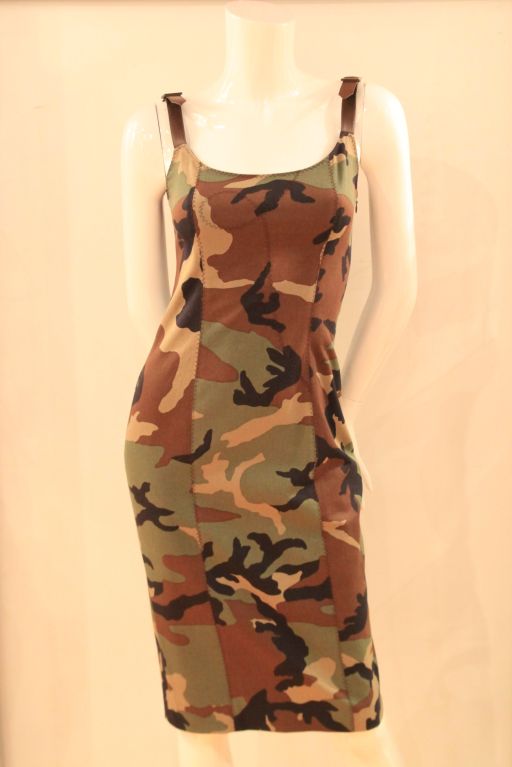 Christian Dior Camouflage D2 Piece ress/Jacket SET