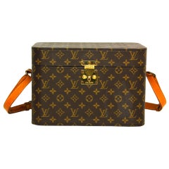 Louis Vuitton LV Vintage Monogramm Hartschalenkoffer Reise Kosmetiktasche Trunk