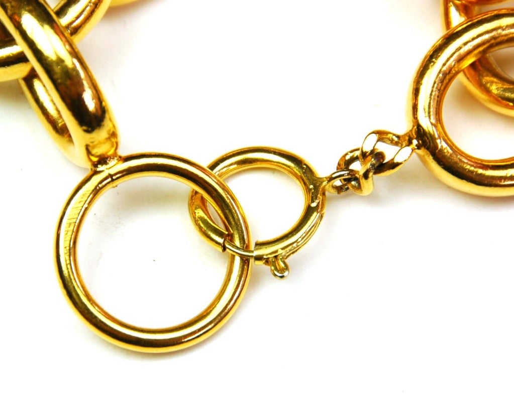 CHANEL Gold Link Bracelet 1