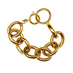 CHANEL Gold Link Bracelet