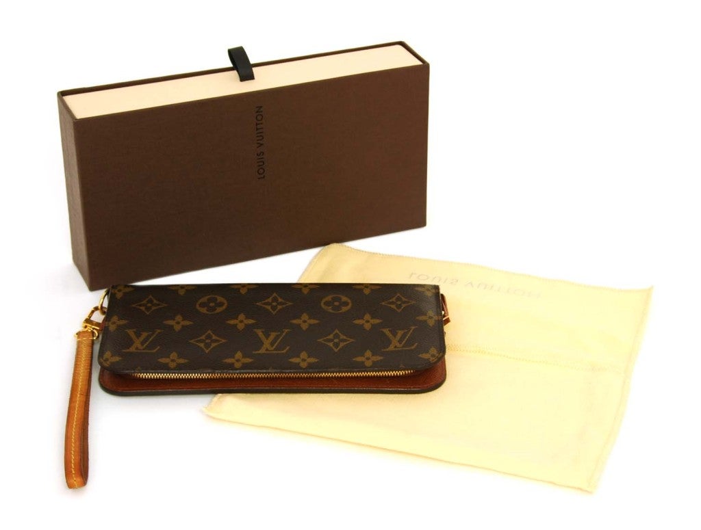 LOUIS VUITTON Monogram Insolite Wallet with Wristlet rt. $825 at 1stdibs
