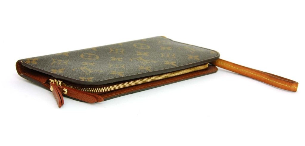 LOUIS VUITTON brown and purple Monogram Canvas INSOLITE Wallet at 1stDibs