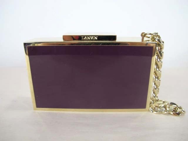 Bi-color Lanvin Clutch
