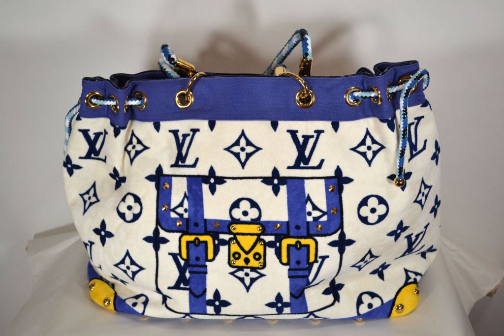 Louis Vuitton Special Collection Beach Terry Cloth Bag