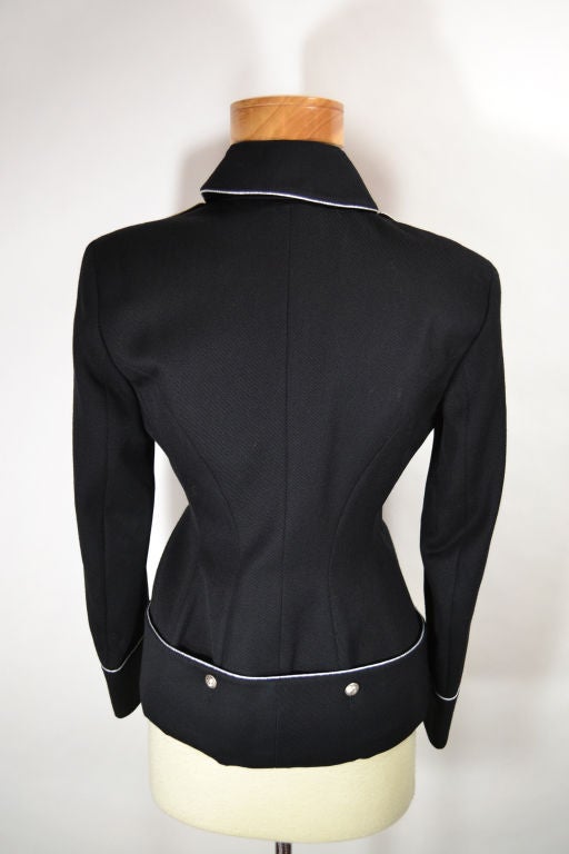 Women's Alexander McQueen Black Wool Jacket