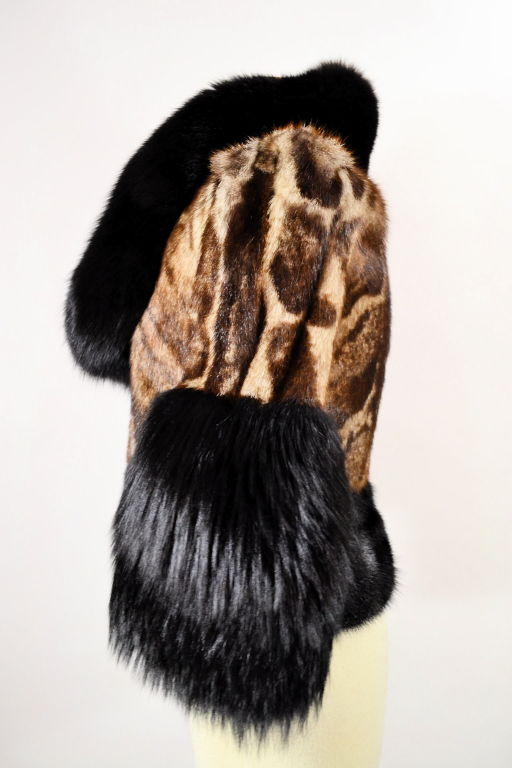 Women's Gucci Mink & Fox Fur Cropped Jacket