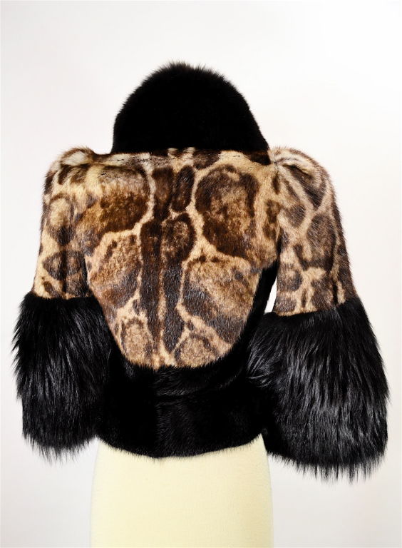 Gucci Mink & Fox Fur Cropped Jacket 1