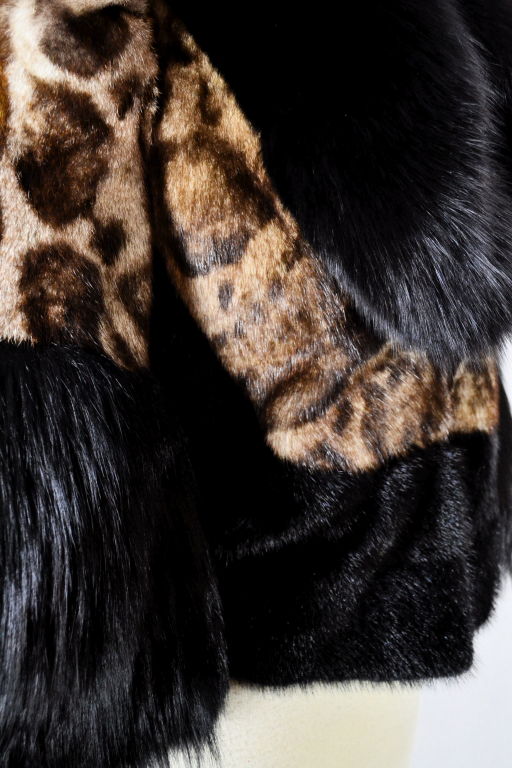 Gucci Mink & Fox Fur Cropped Jacket 2