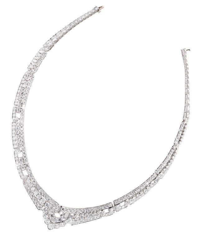 Art Deco Diamond Necklace