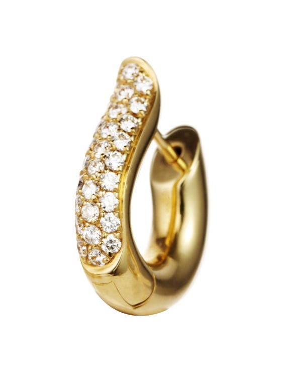 TAMARA COMOLLI Doubledrop-Ohrringe mit Diamanten und Mondsteinen (Zeitgenössisch) im Angebot