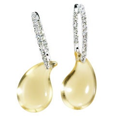 Calypso Citrine and Diamond Earrings