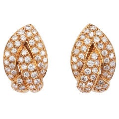 MAUBOUSSIN Diamond Gold Earrings