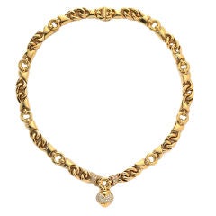 BULGARI Diamond and Gold Necklace