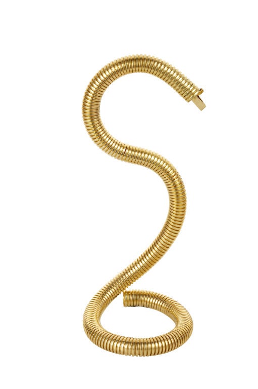 Gold 'Tubogas' Necklace