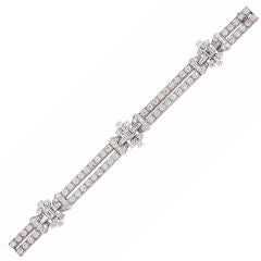 Exquisite 1950's Diamond Bracelet