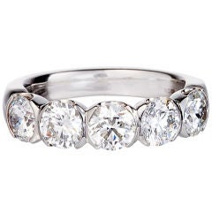 Diamond Five Stone Ring