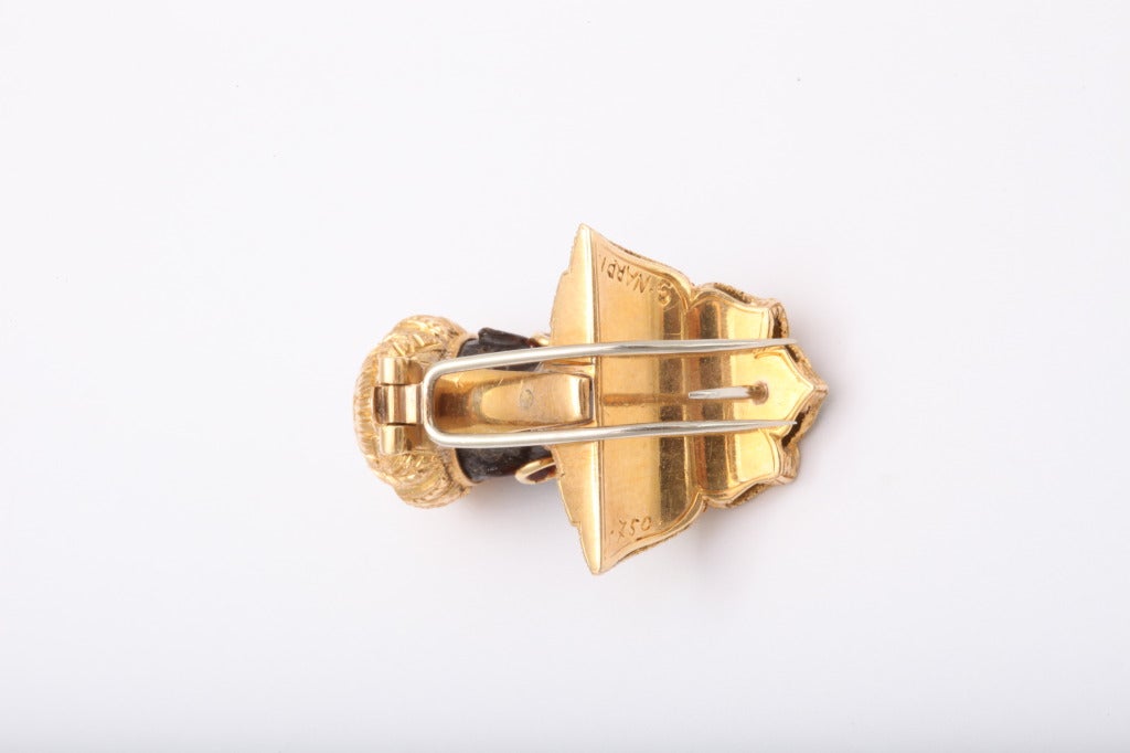 nardi blackamoor brooch