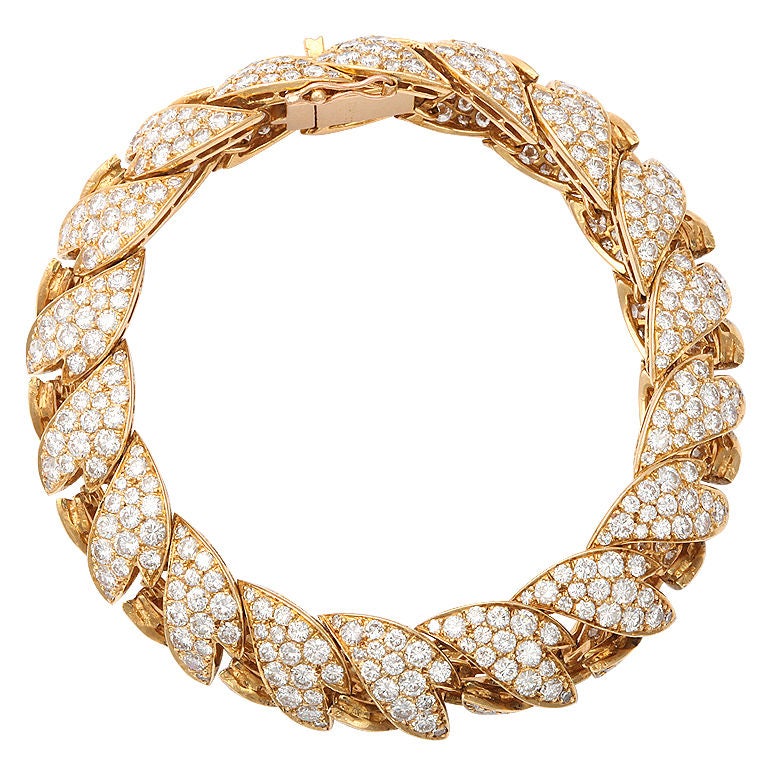 VAN CLEEF & ARPELS Diamond Bracelet For Sale