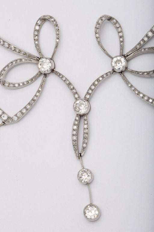 Edwardian Diamond Garland Neckalce