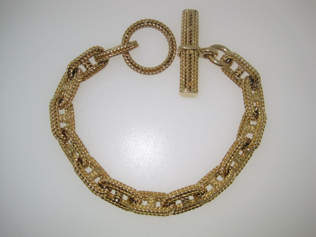 HERMES Gold Bracelet