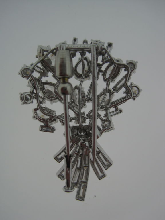 STERLE Diamond Floral Bouquet Brooch