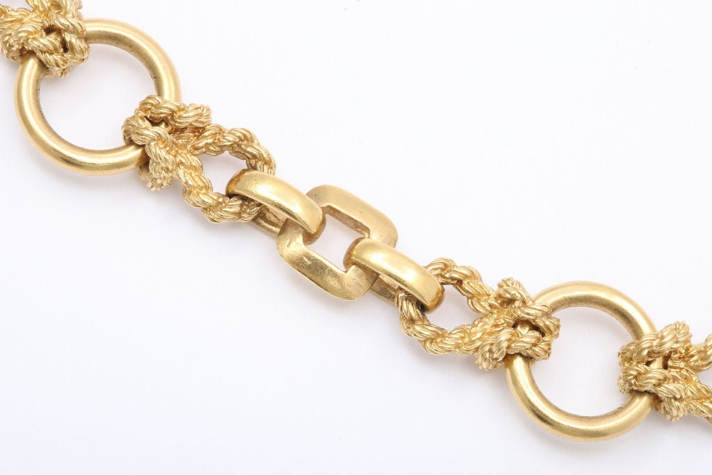 HERMES Gold Necklace