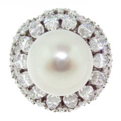 Superb Pearl 
Diamond Cocktail Ring