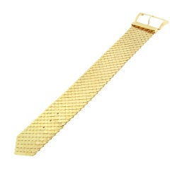French Gold Buckle Bracelet