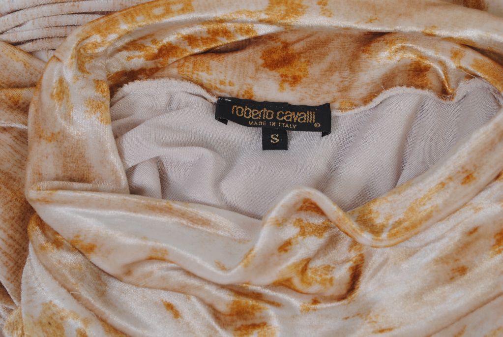 ROBERTO CAVALLI LONG WHITE SWEATER COAT W/LAMB 2