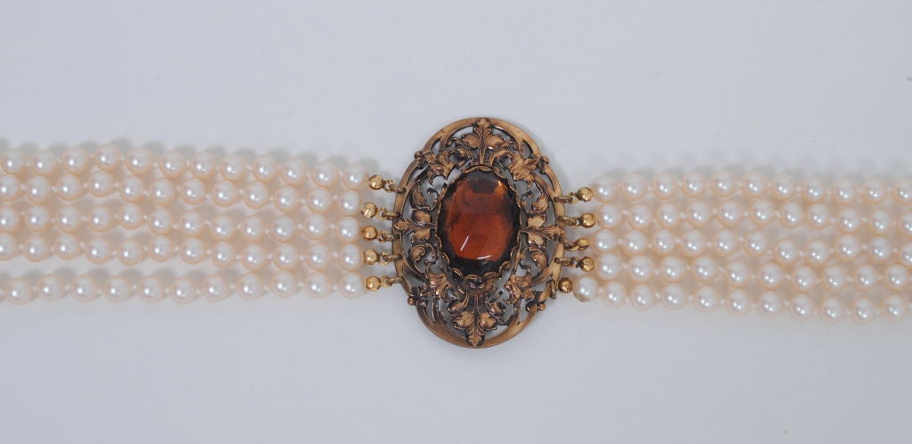 MIRIAM HASKELL PEARL CHOKER