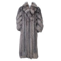 Vintage SILVER FOX COAT