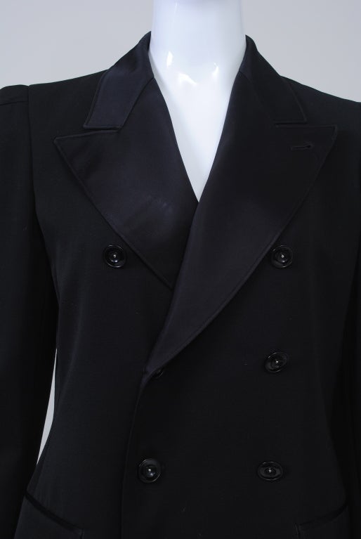 JEAN PAUL GAULTIER BLACK TUXEDO BLAZER 1