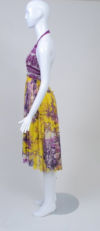 Women's Jean Paul Gaultier Toile Print Dress and Cardigan