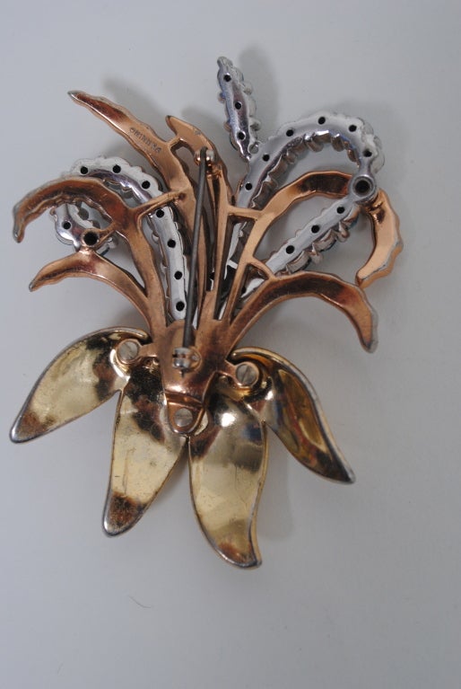 Pennino Lily Brooch In Good Condition In Alford, MA