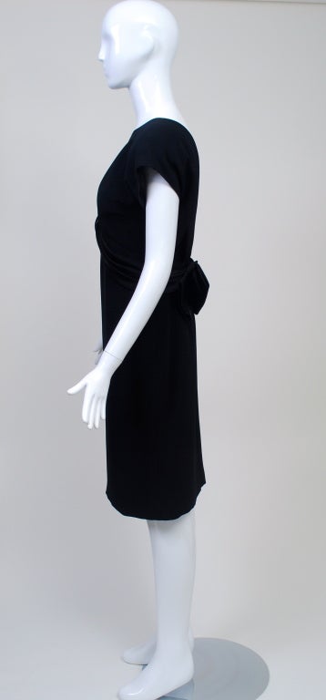 Frank Tignino LBD with Plunge Back In Good Condition For Sale In Alford, MA