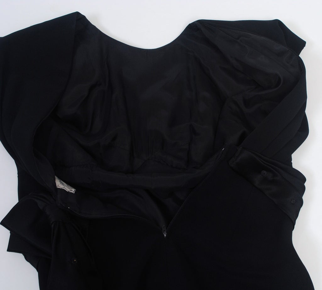 Frank Tignino LBD with Plunge Back For Sale 5