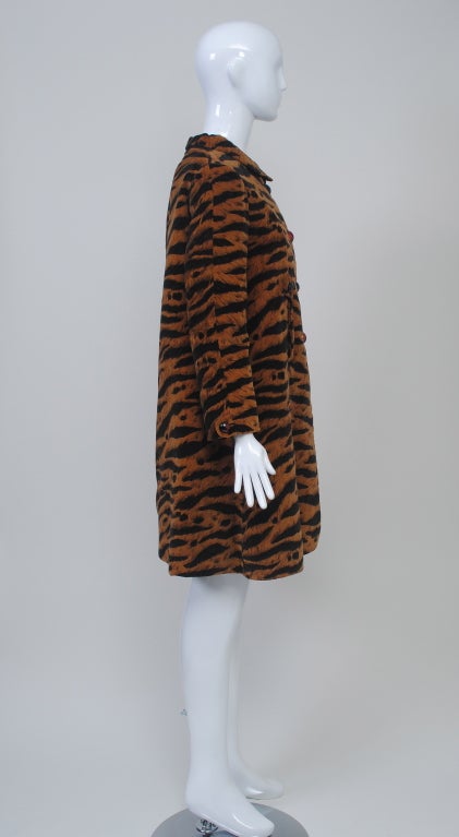 tiger striped coat