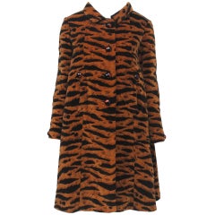 VALENTINO TIGER PRINT VELVET COAT