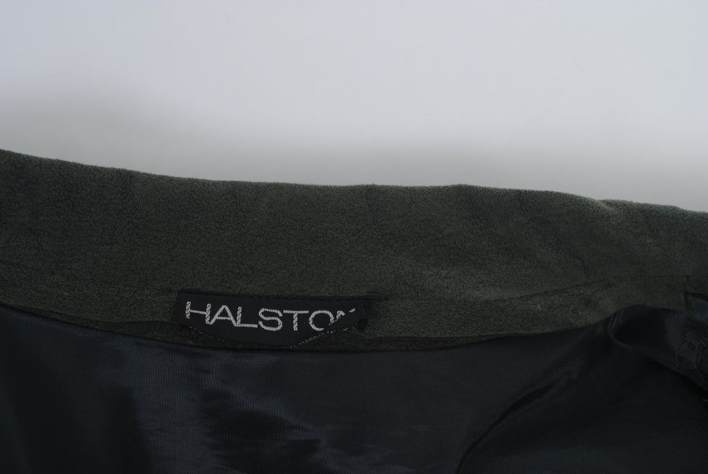 Halston Green Ultrasuede Ensemble 5