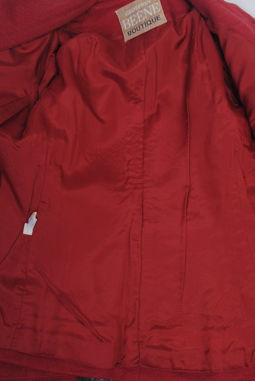 Geoffrey Beene Rust Knit Dress and Jacket 6