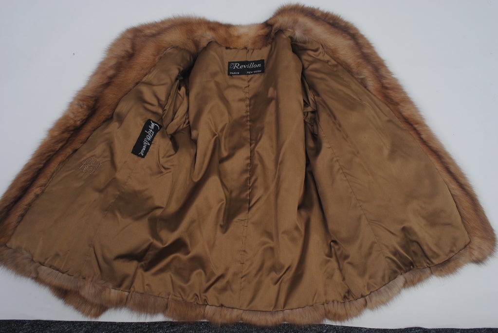 REVILLON GOLDEN SABLE JACKET 6