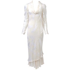 Judy Hornby White-on-White Bias Gown