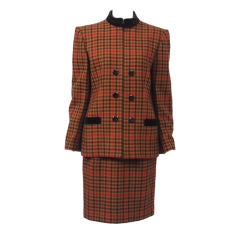 Valentino Plaid Suit 1