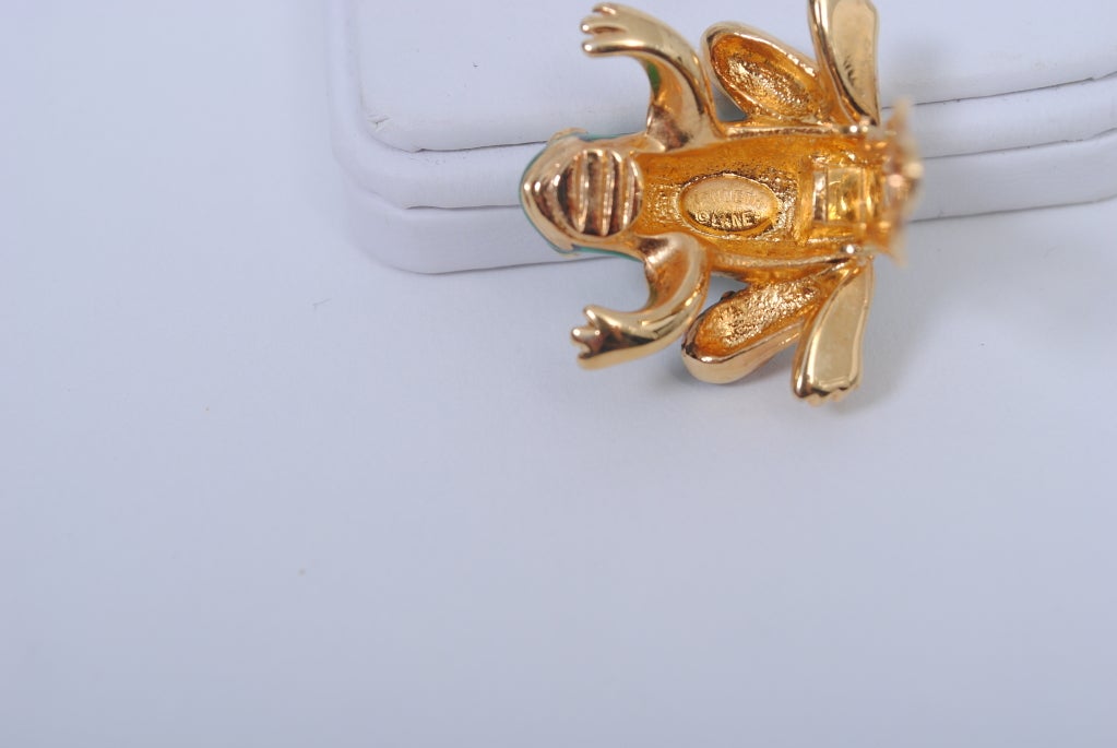 KENNETH LANE FROG EARRINGS 4