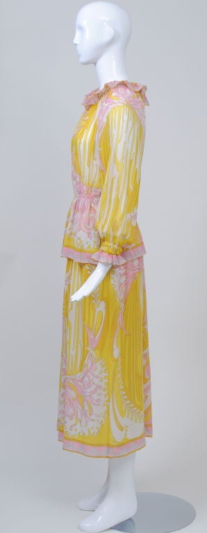 PUCCI YELLOW/PINK TWO-PIECE