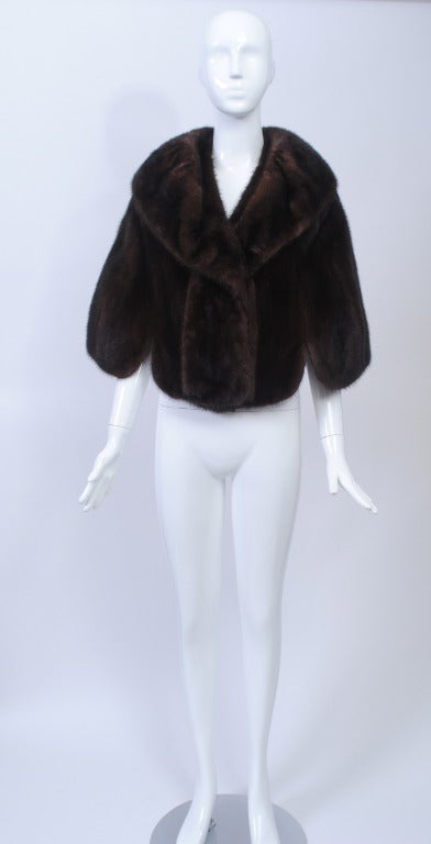 Mahogany Mink Capelet