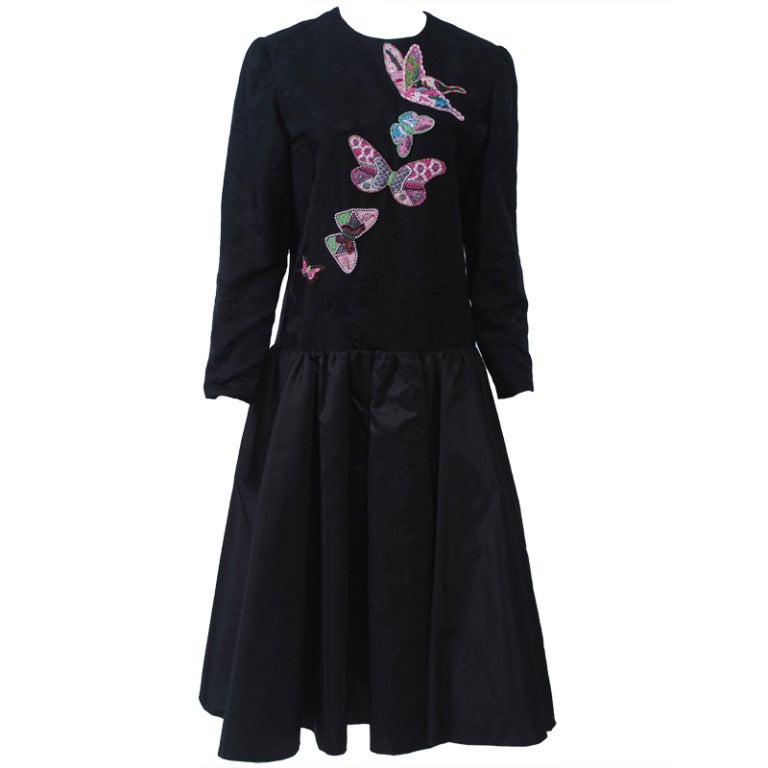 women's black midi dress Petal and Pup Women's Farrow Long Sleeve Midi Dress main image 1